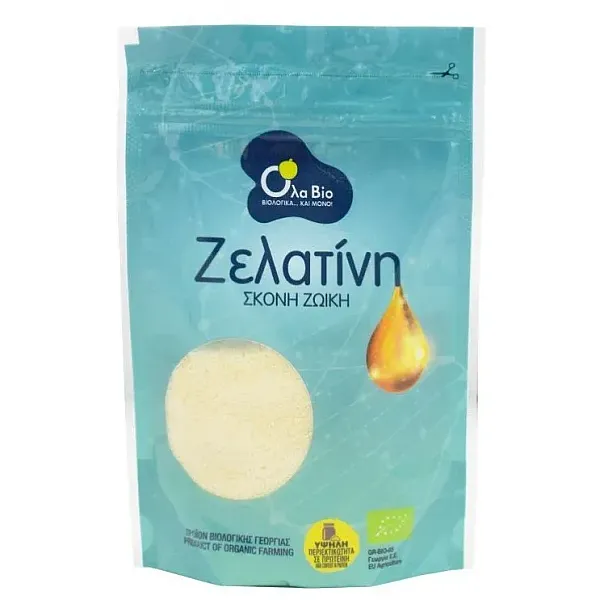 ΖελατίνηΚολλαγόνο σκόνη (ζωικής προέλευσης) ΒΙΟ (80 γρ.)